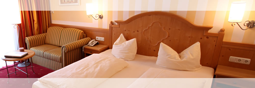 A look at one of the comfortable room of the Hotel Roter Hahn