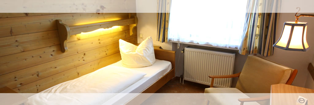 A look at one of the comfortable room of the Hotel Roter Hahn